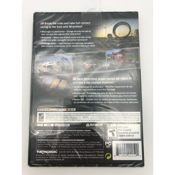 Wreckfest Drive Hard Die Fast For PC Game Computer NEW - Picture 12 of 12